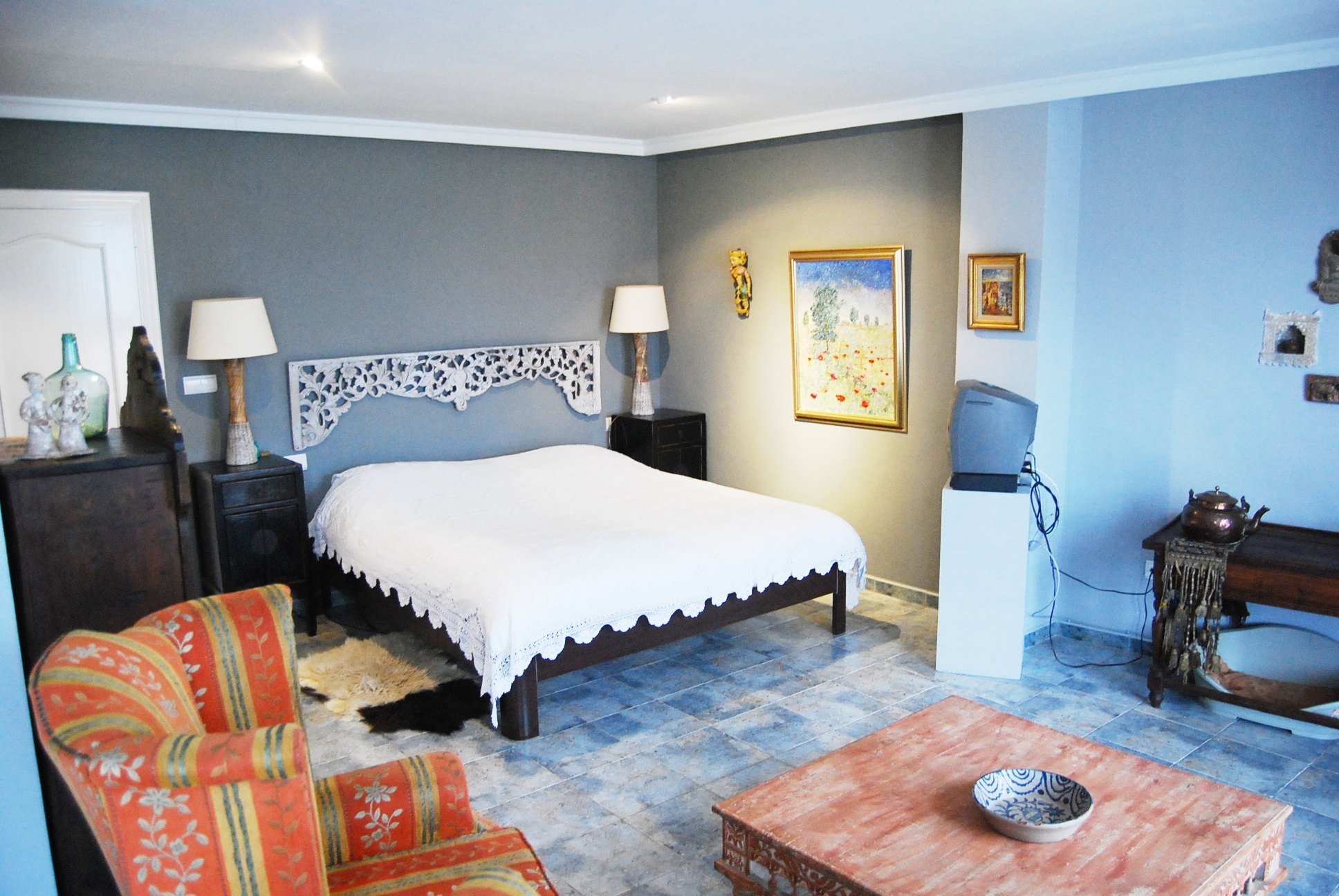 A beautifully restored town house with swimming pool