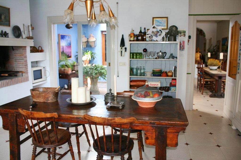 A beautifully restored town house with swimming pool